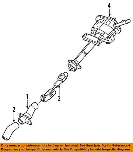 Chevrolet gm oem 25937479 steering column-intermed shaft