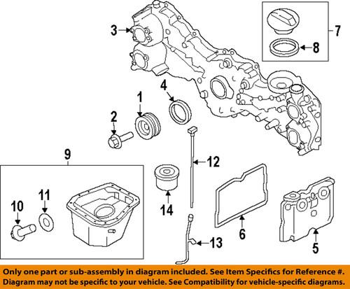 Subaru oem 32195aa001 engine oil drain plug/oil drain plug