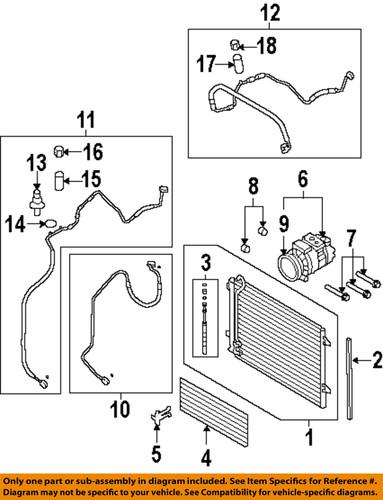 Volkswagen oem 3c0820411f a/c condenser-condenser assembly