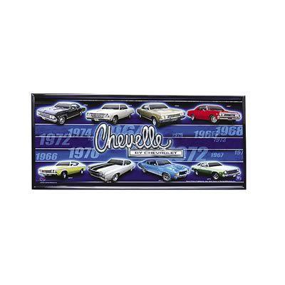 Artwork limited edition reproduction photoramic chevelle generations framed