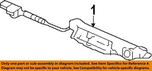 Honda oem 34270svaa01 high mount brake light-high mount lamp