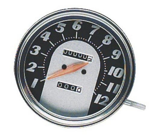 Bikers choice speedometer antique face for harley flh