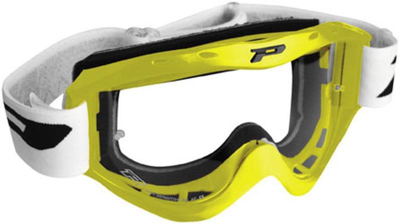 New progrip 2009 3400 duo color goggle adult goggles, yellow/white, one size