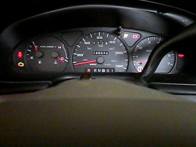 2002 ford taurus speedometer instrument cluster gauges 2599494