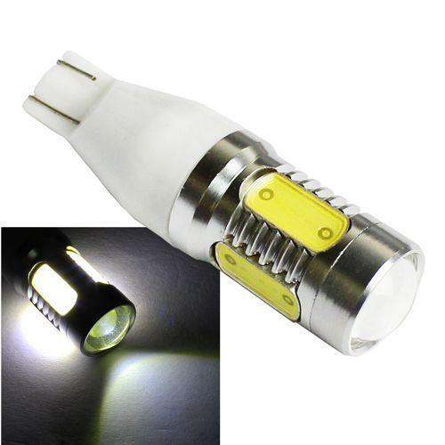 Swt t15 7.5w lens cob led high power car signal tail turn led light bulb white