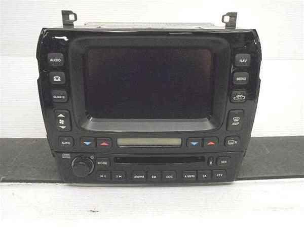 Xj8 gps navigation display & cd player radio oem lkq