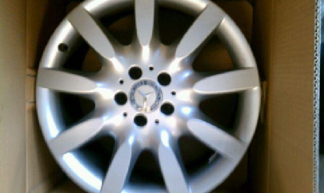 2008 mercedes benz s550 rims 18 inches (4) - factory