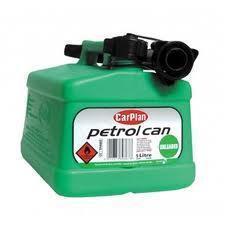 Green unleaded gas can gas 5 litre strong spout