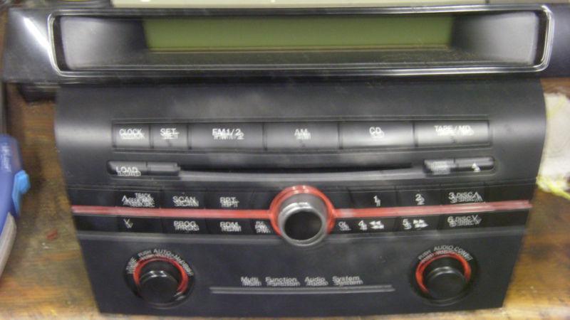 Mazda "3" am-fm single  cd changer with info screen 