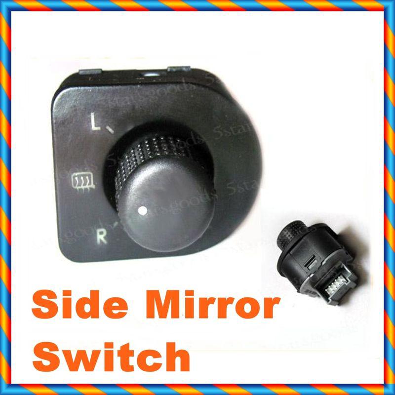 (plug play) side mirror switch knob heat for vw jetta golf mk4 passat b5 beetle