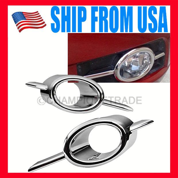 Us chrome front fog light cover trim kit for chevrolet cruze 2009 2010 2011 new