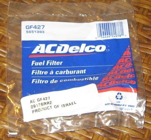 Ac delco gf427 fuel filter free shipping