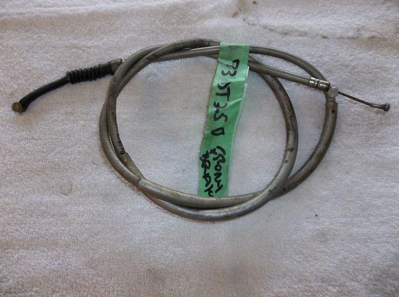 1973 yamaha dt1f250 dt 250 vintage original front brake cable 214-26341-00-00