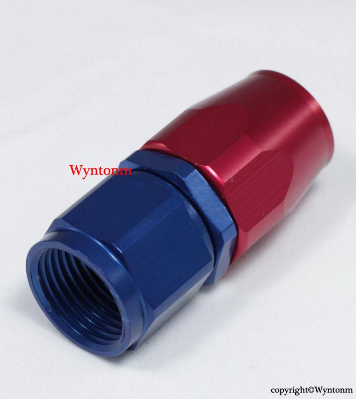 -10 an swivel hose end straight fitting turbo oil return drain relocation