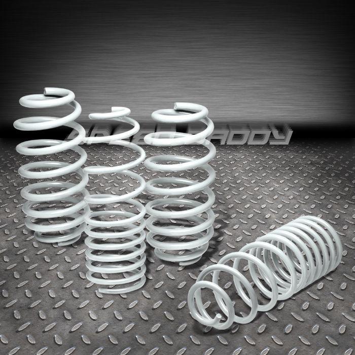 1.1" drop racing suspension lowering springs/spring 11-12 honda crz zf1 white