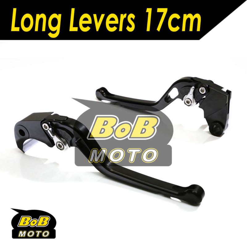 Suzuki gsx1250 f/sa 10 11 12 13 black long clutch brake levers set bls