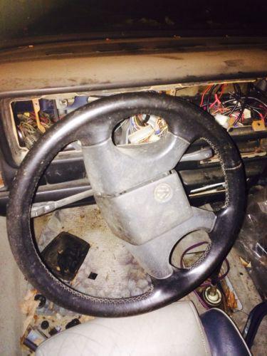 Mk1 volkswagen rabbit cabriolet leather   steering wheel