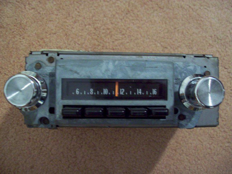 1969 gto am radio-works good-#92apb1-including all 4 knobs