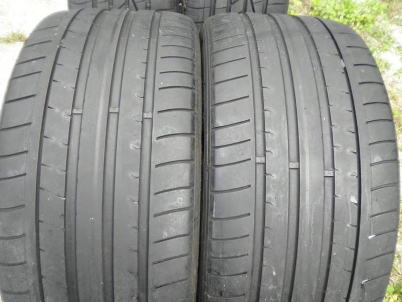 2 dunlop sp sport maxx gt ao tires 255 35 19 - 55% $155 perfect for lease return