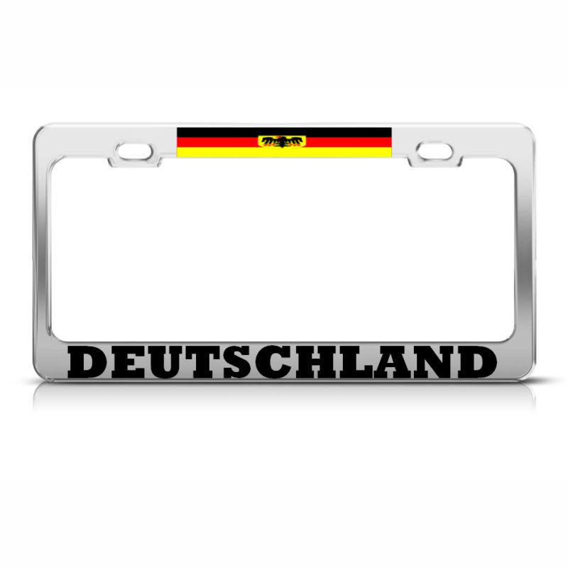 Germany flag eagle deutschland license plate frame german pride suv auto tag