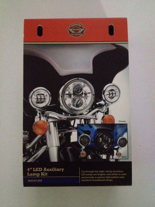 Brand new harley davidson daymaker led 4" auxiliary lamp set