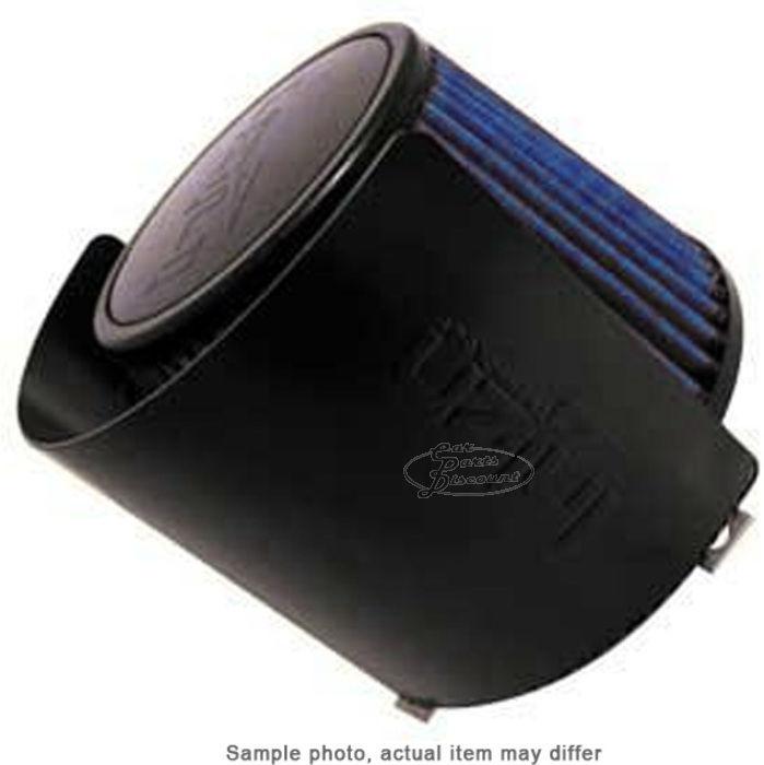 Injen air filter heat shield, black (3.5" filter)