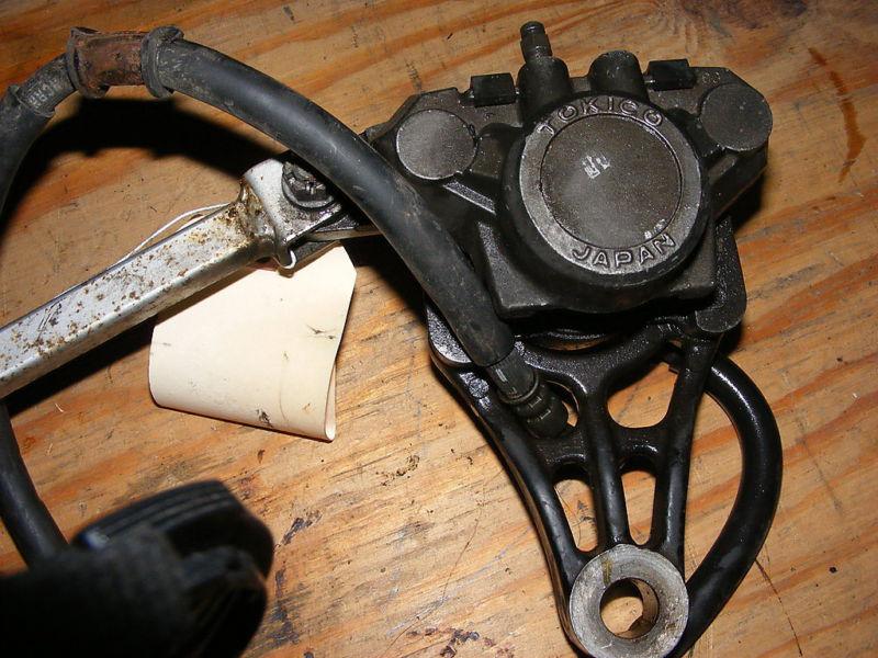 90 suzuki vx800 rear brake caliper and bracket