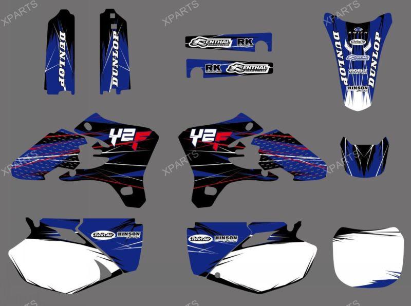 Decals graphics&backgrounds for yamaha yz250f yz450f yzf250 yzf450 2003 2004 05