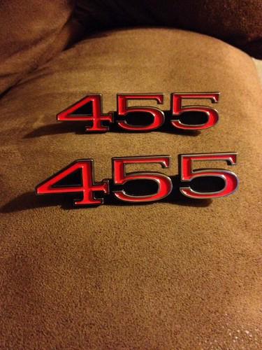 455 buick emblems ( pair)