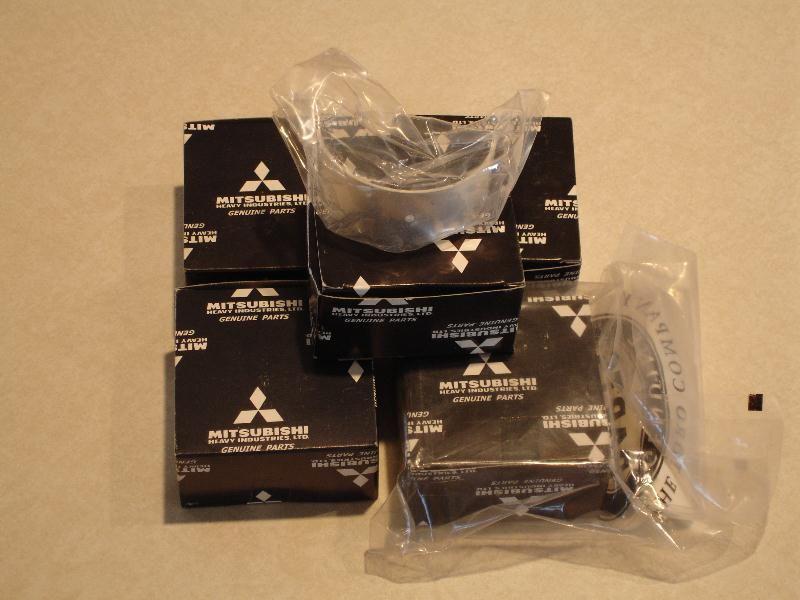 Mitsubishi s4ft main bearing for lawnmower engine (set of 5) part 70-5350