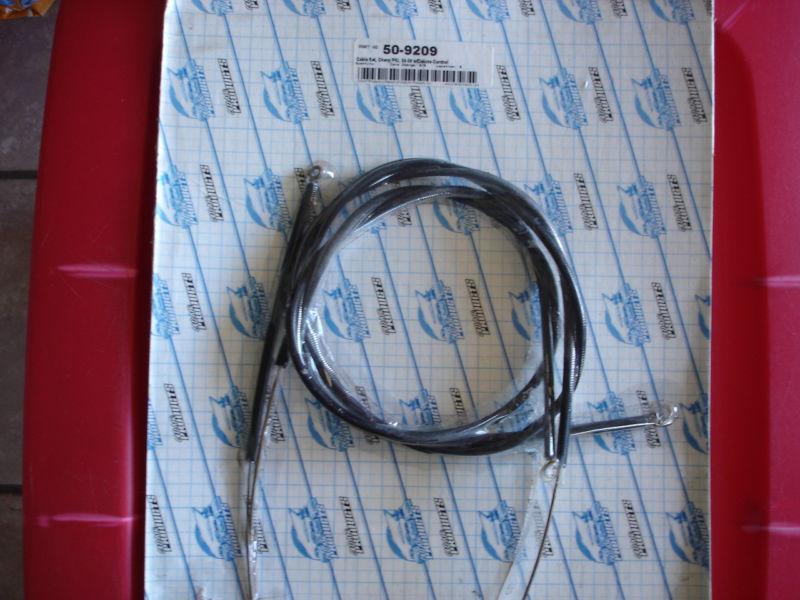 New! 55,56,57,58 chevy pickup truck deluxe control cable set; very nice!