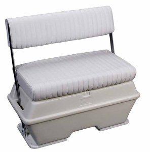 Deluxe boat seat cooler or livewell permanent mount boating fishing camping 72qt