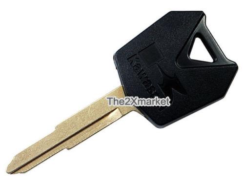 New 2pcs for kawasaki zx6r 9r 10r zzr250 400 600 1000 motorcycle replacement key