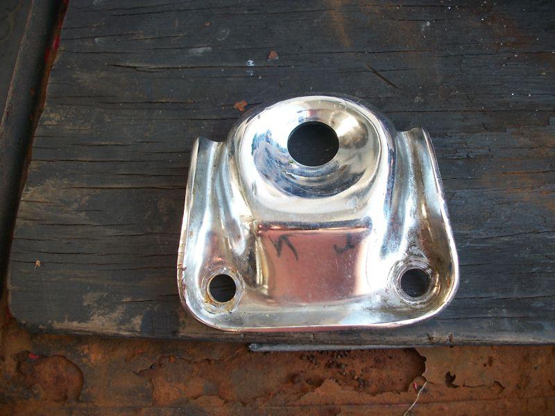 Vintage harley davidson panhead shovelhead headlight mounting chrome 