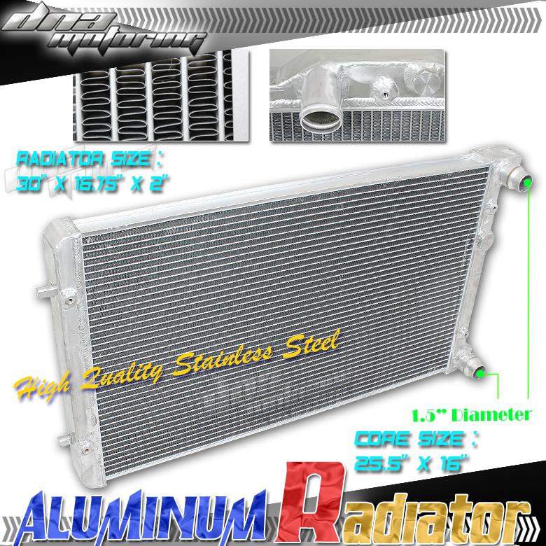 Golf/gti/a4/mk4/pq34 dual core full aluminum radiator