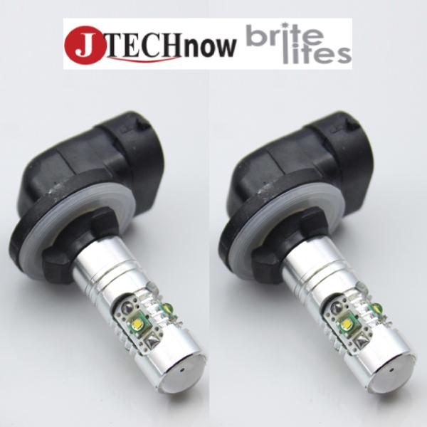 Jtech 881 type 25w high power smd led fog/drl bulb xenon white light