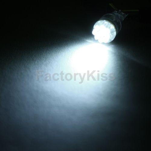 Fk auto 2 x car bulbs 921 912 t15 9-led white wedge base light #005