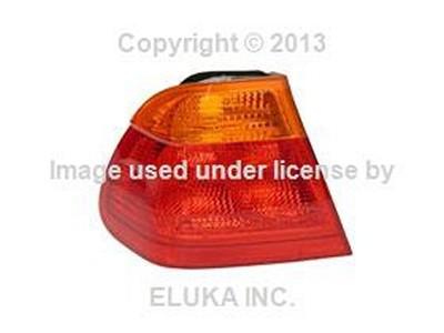 Bmw oem rear left taillight with yellow + red turn signal for fender e46