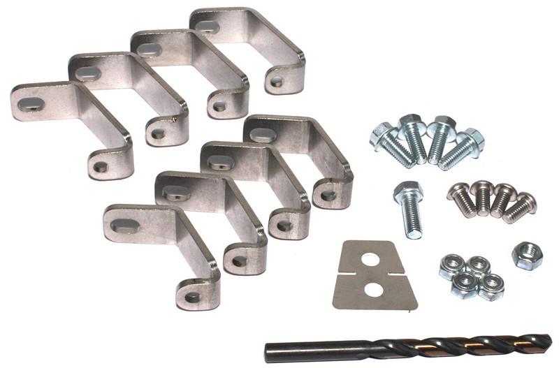 Fast lsxrt ls1 ls2 ls6 truck oe fuel rail bracket kit (round) #146030-kit