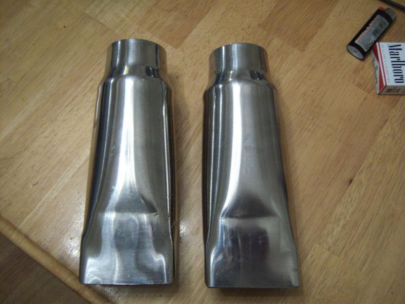 Chrome exhaust tips