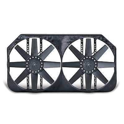 Flex-a-lite monster direct fit electric fan 5,500 cfm puller 15" dia dual 280