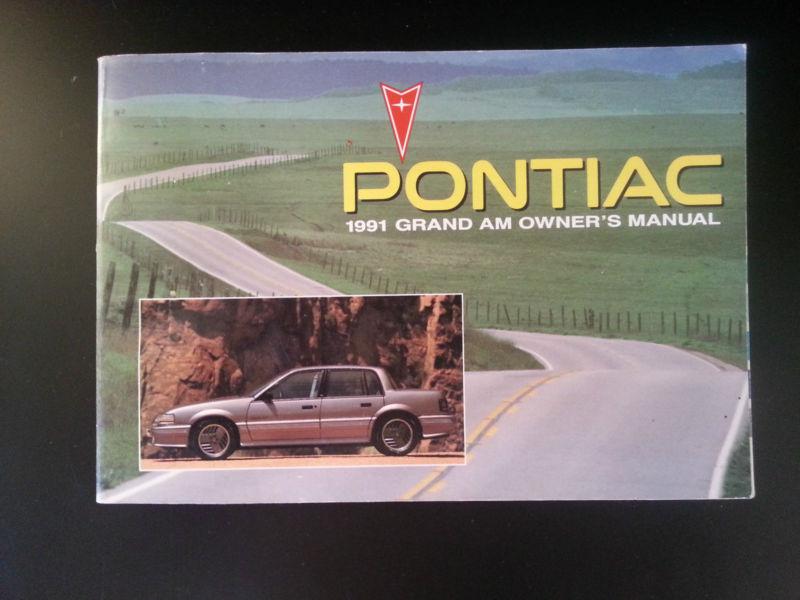 1991 pontiac grand am owner's manual