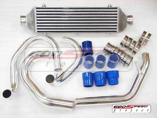 Gsp vw jetta golf gti 1.8t mk3 mk4 front mount intercooler kit bolt on fmic