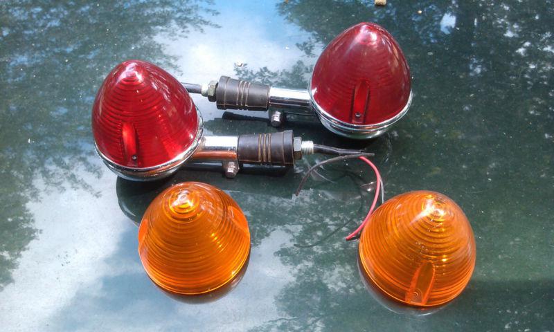 Rear turn signals, front and rear bullet lenses, yamaha v star