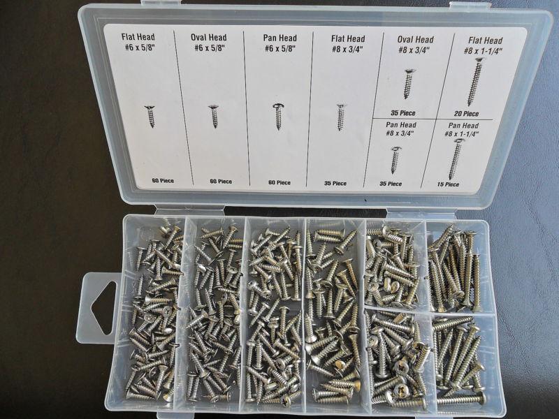 320 screws! - console door fender trim dash light 55-72