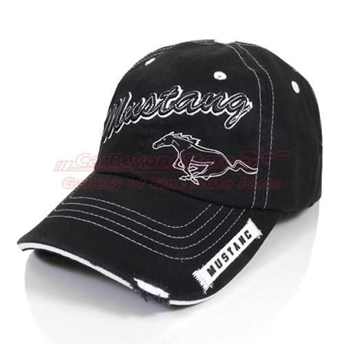 Ford mustang stacked embroidered baseball hat, baseball cap + free gift licensed