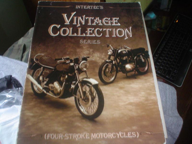 Book - vintage collection series - manual - four stroke motorcycles - (see desc)