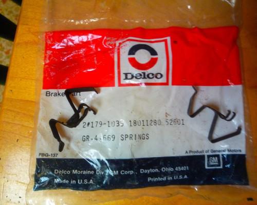 Ac delco 179-1035/genuine gm 18011280 brake spring fits many nos