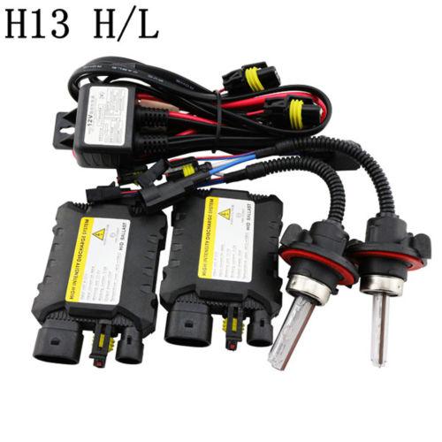 New 55w h13 9008 10000k xenon hid xenon light headlight kit slim ballast 3d30l