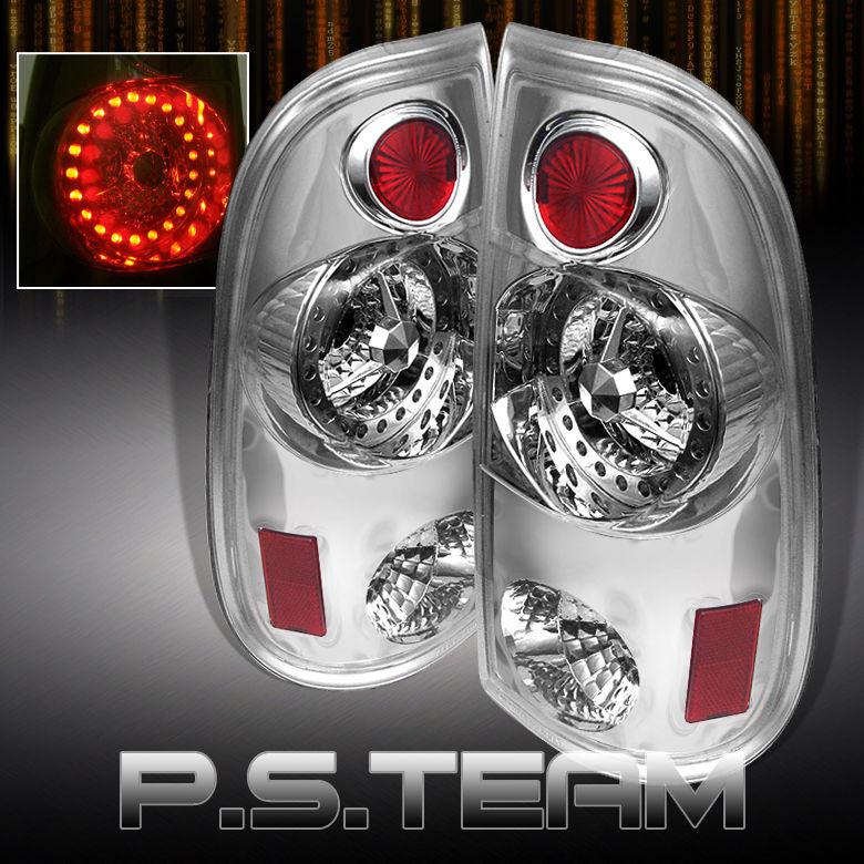 97-03 f150 99-07 f-series superduty pickup truck clear led ring tail lights lamp